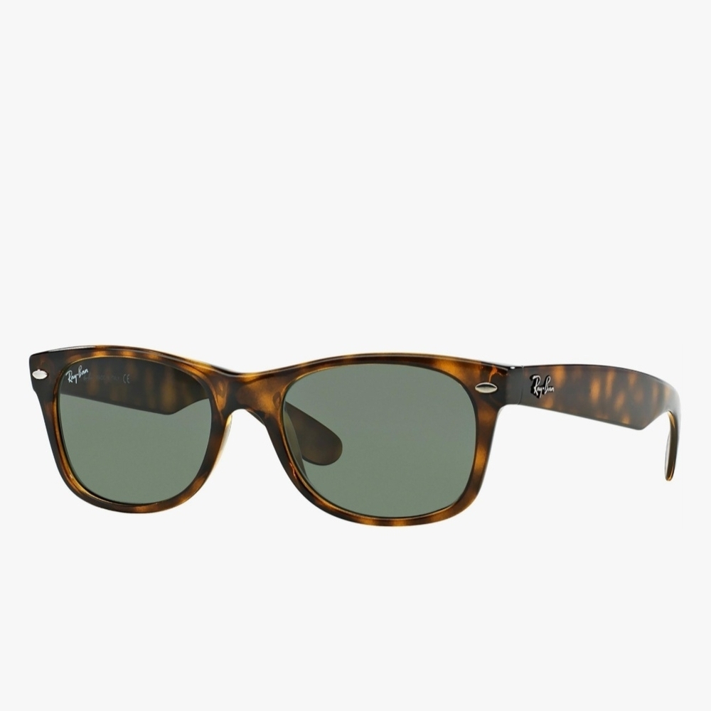 Ray-Ban Tortoiseshell Frame Green Lens Sunglasses